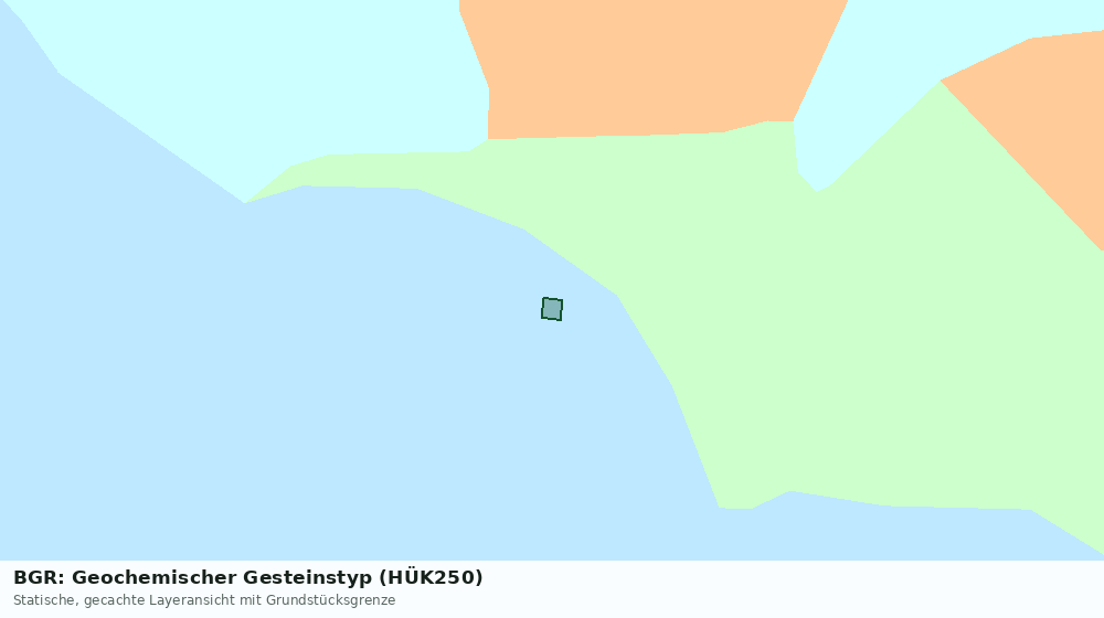 Statische Kartenansicht: BGR: Geochemischer Gesteinstyp (HÜK250)