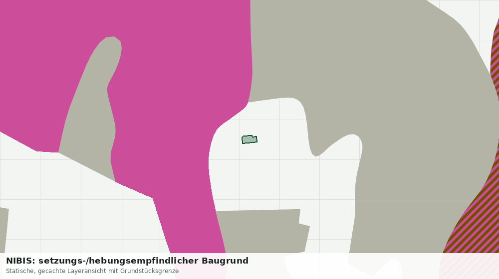 Statische Kartenansicht: NIBIS: setzungs-/hebungsempfindlicher Baugrund