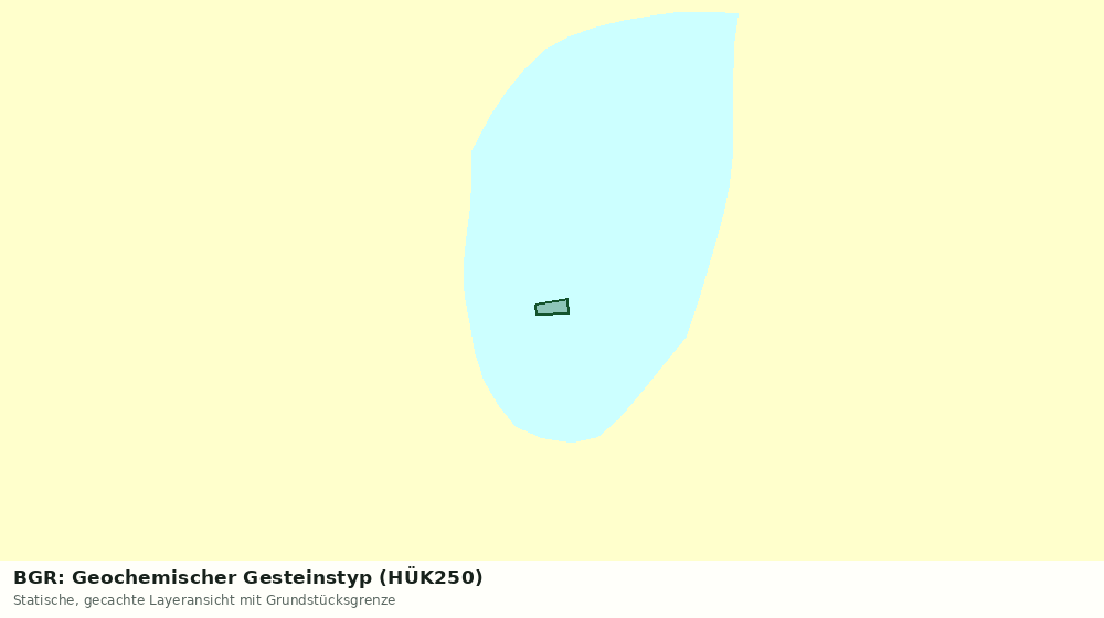 Statische Kartenansicht: BGR: Geochemischer Gesteinstyp (HÜK250)