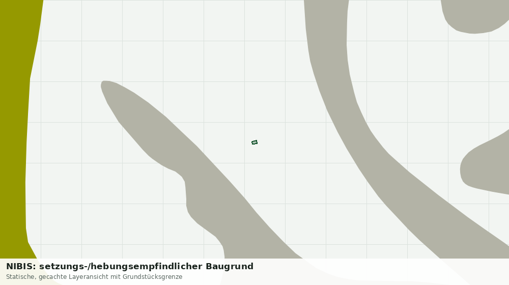 Statische Kartenansicht: NIBIS: setzungs-/hebungsempfindlicher Baugrund
