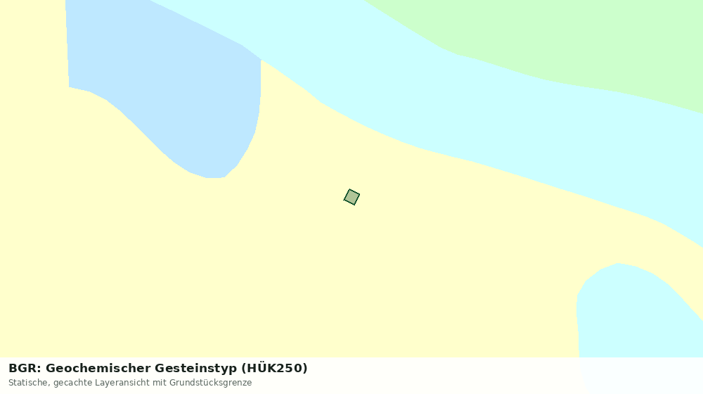 Statische Kartenansicht: BGR: Geochemischer Gesteinstyp (HÜK250)