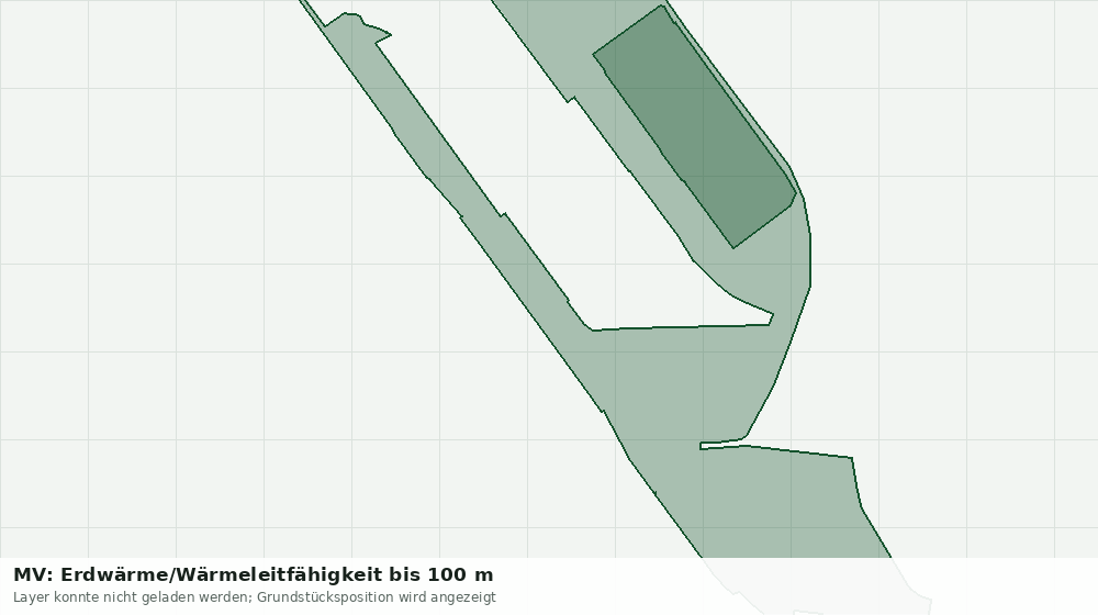 Statische Kartenansicht: MV: Erdwärme/Wärmeleitfähigkeit bis 100 m