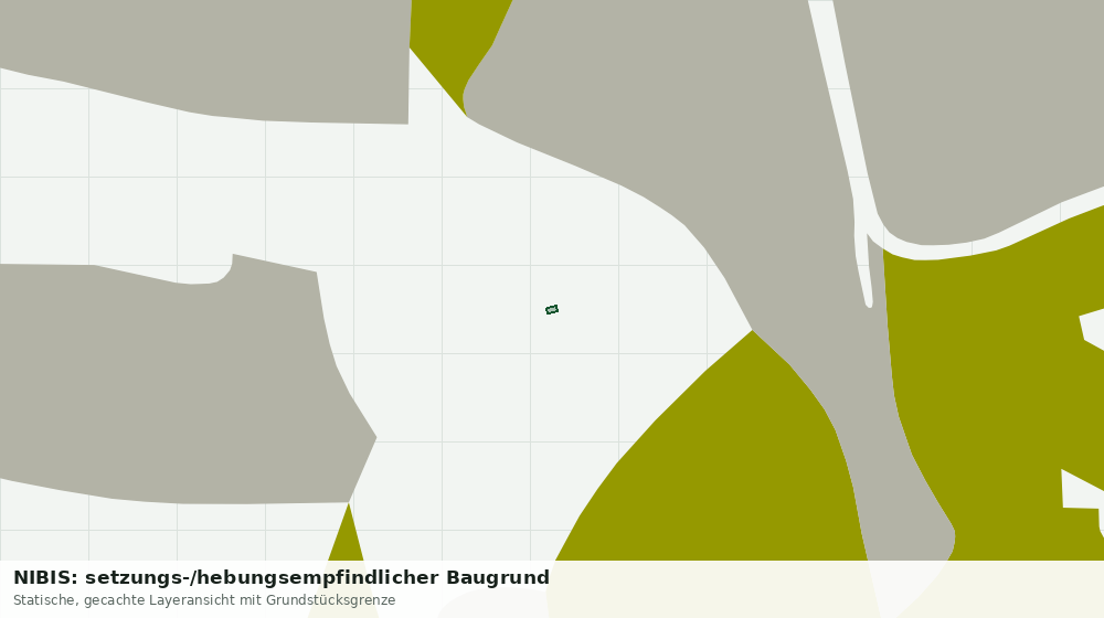 Statische Kartenansicht: NIBIS: setzungs-/hebungsempfindlicher Baugrund