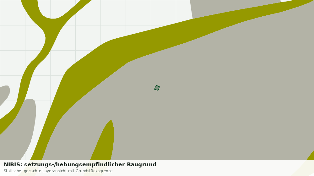 Statische Kartenansicht: NIBIS: setzungs-/hebungsempfindlicher Baugrund