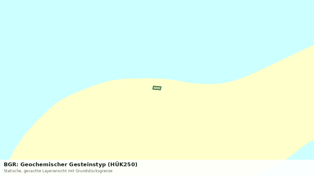 Statische Kartenansicht: BGR: Geochemischer Gesteinstyp (HÜK250)
