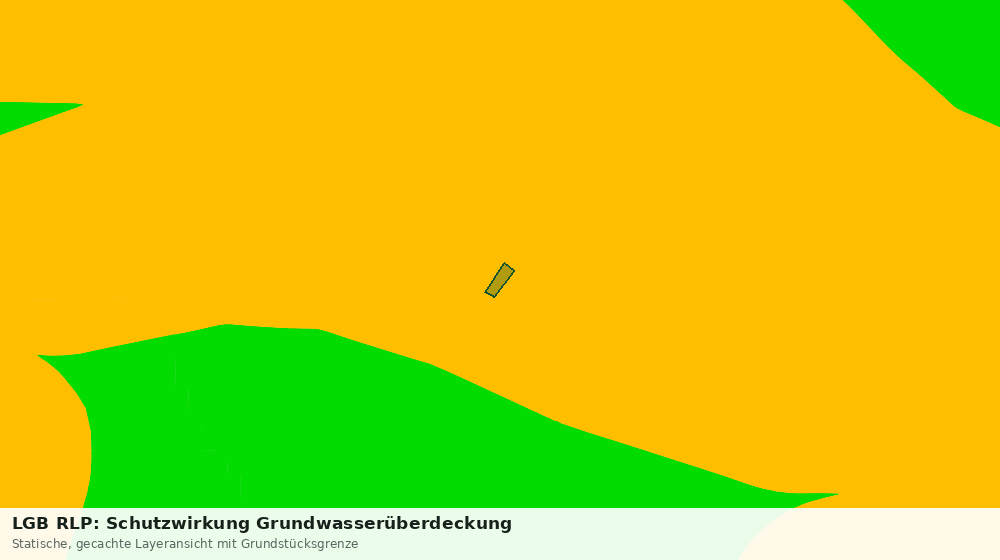 Statische Kartenansicht: LGB RLP: Schutzwirkung Grundwasserüberdeckung