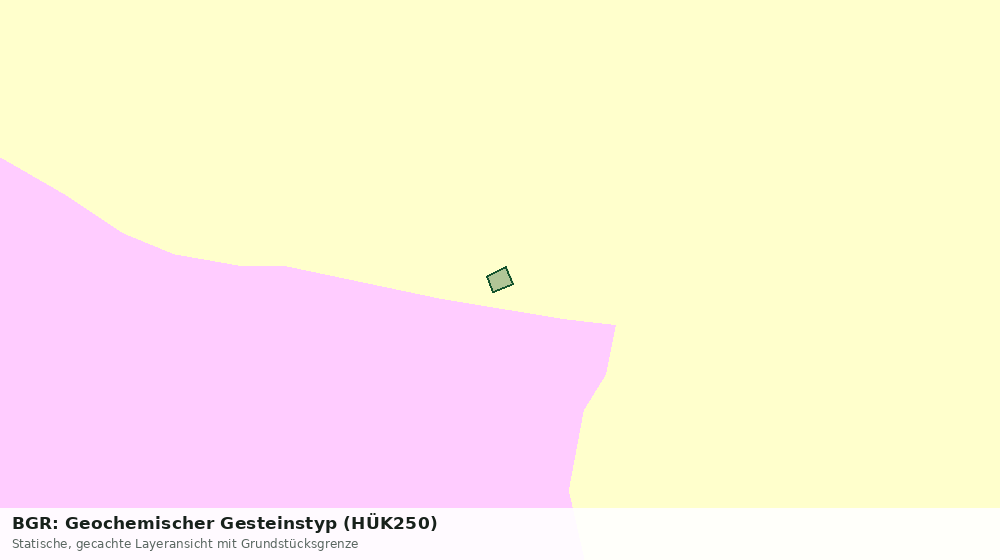Statische Kartenansicht: BGR: Geochemischer Gesteinstyp (HÜK250)