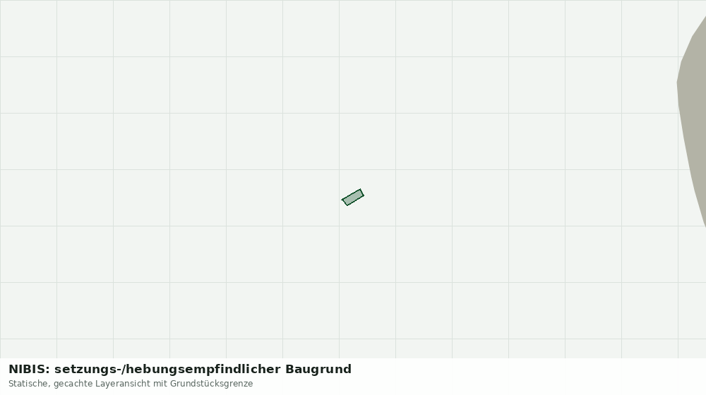 Statische Kartenansicht: NIBIS: setzungs-/hebungsempfindlicher Baugrund