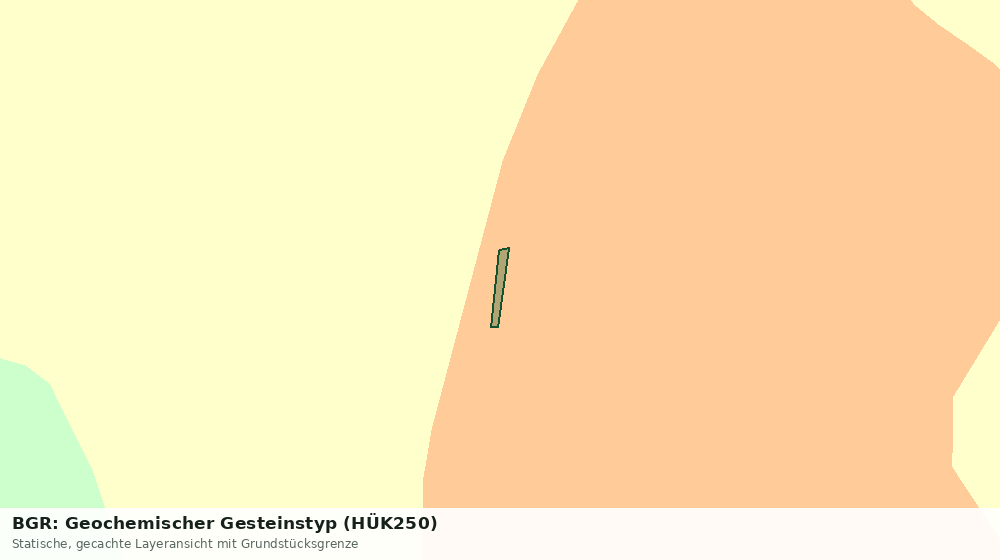 Statische Kartenansicht: BGR: Geochemischer Gesteinstyp (HÜK250)