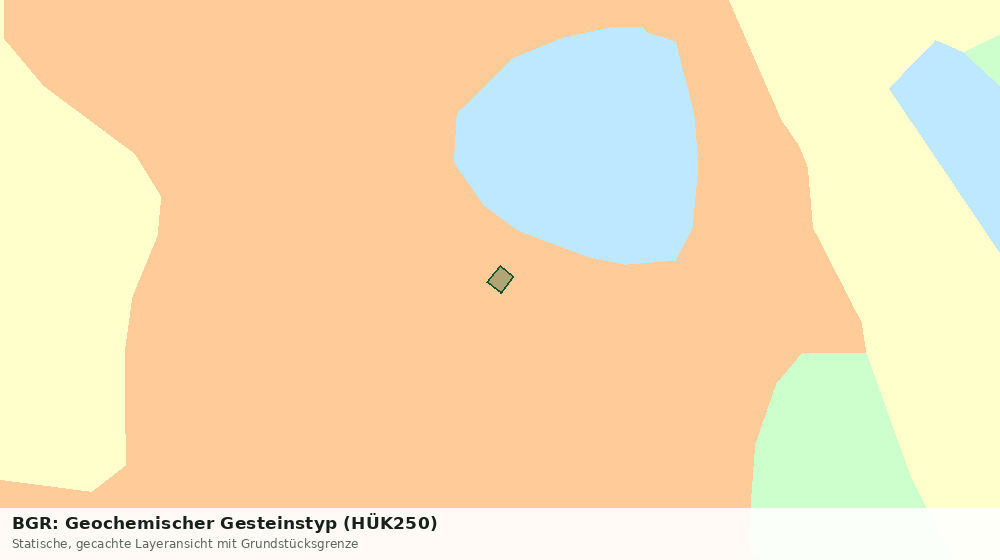 Statische Kartenansicht: BGR: Geochemischer Gesteinstyp (HÜK250)