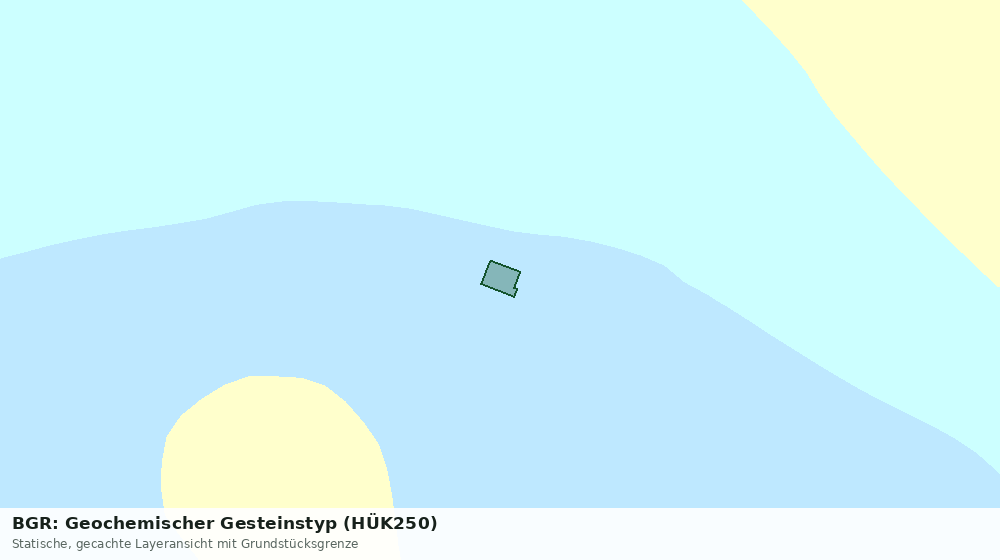 Statische Kartenansicht: BGR: Geochemischer Gesteinstyp (HÜK250)
