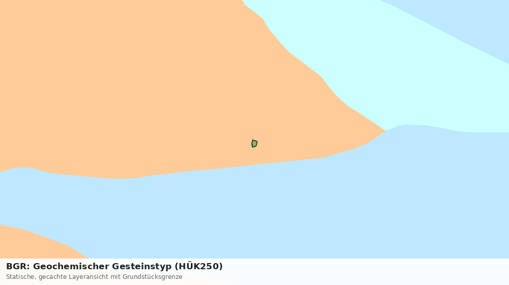 Statische Kartenansicht: BGR: Geochemischer Gesteinstyp (HÜK250)