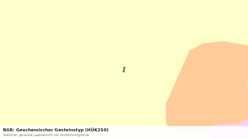 Statische Kartenansicht: BGR: Geochemischer Gesteinstyp (HÜK250)