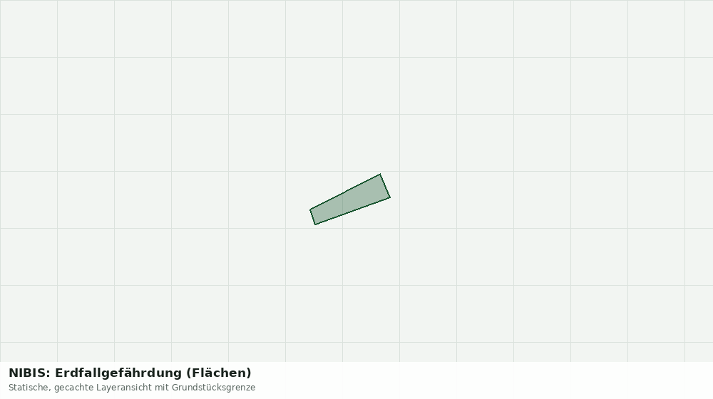 Statische Kartenansicht: NIBIS: Erdfallgefährdung (Flächen)
