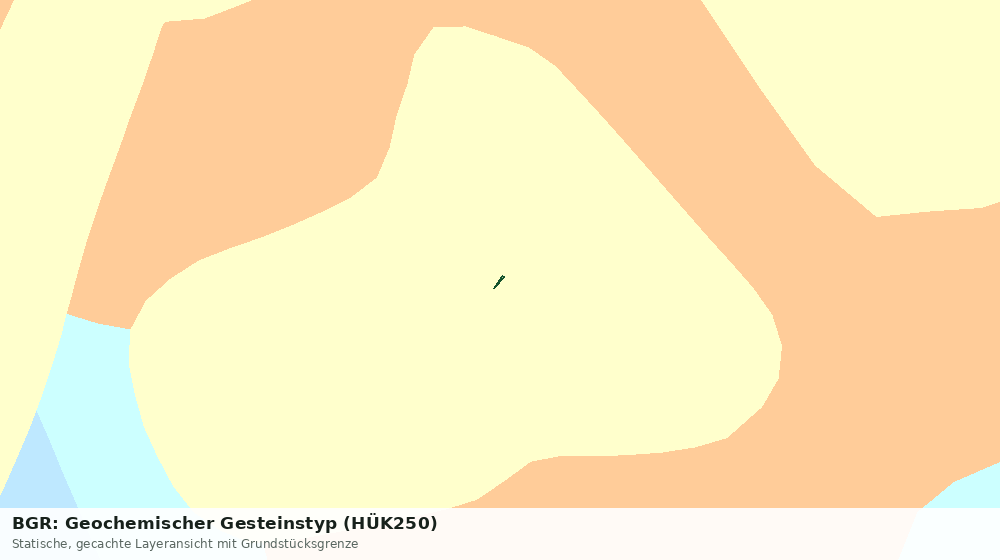 Statische Kartenansicht: BGR: Geochemischer Gesteinstyp (HÜK250)