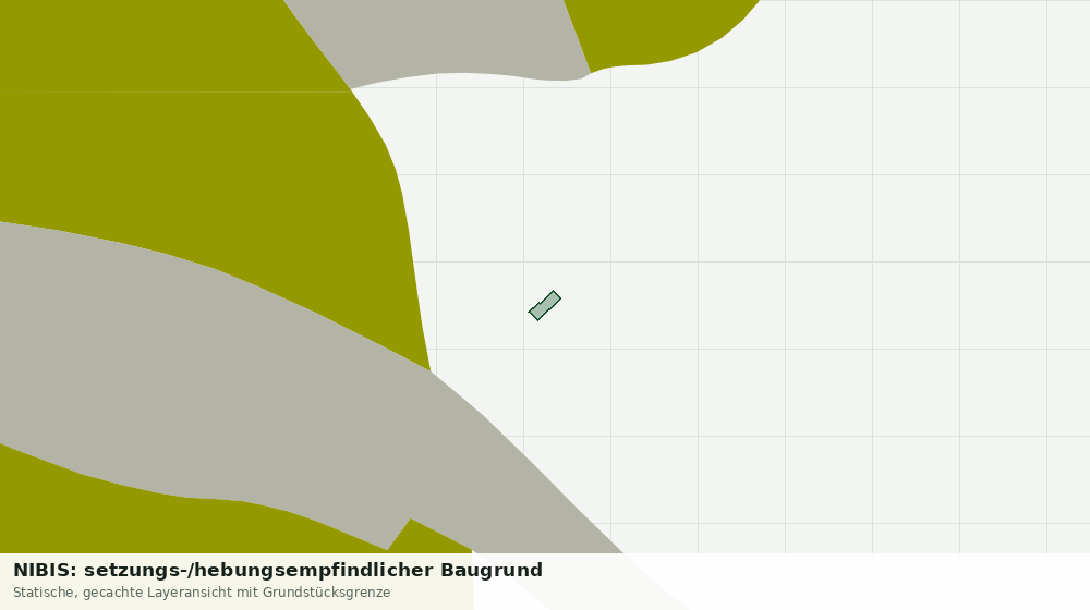 Statische Kartenansicht: NIBIS: setzungs-/hebungsempfindlicher Baugrund