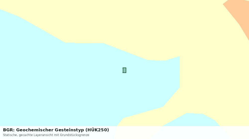 Statische Kartenansicht: BGR: Geochemischer Gesteinstyp (HÜK250)