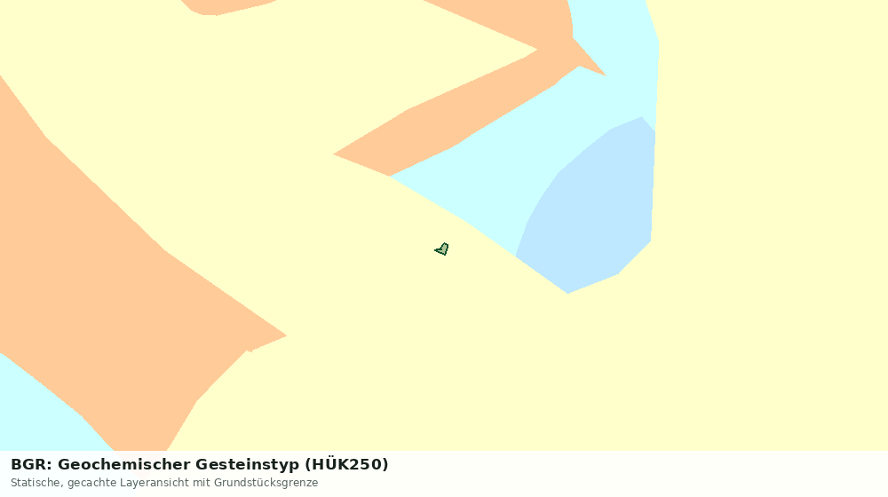 Statische Kartenansicht: BGR: Geochemischer Gesteinstyp (HÜK250)