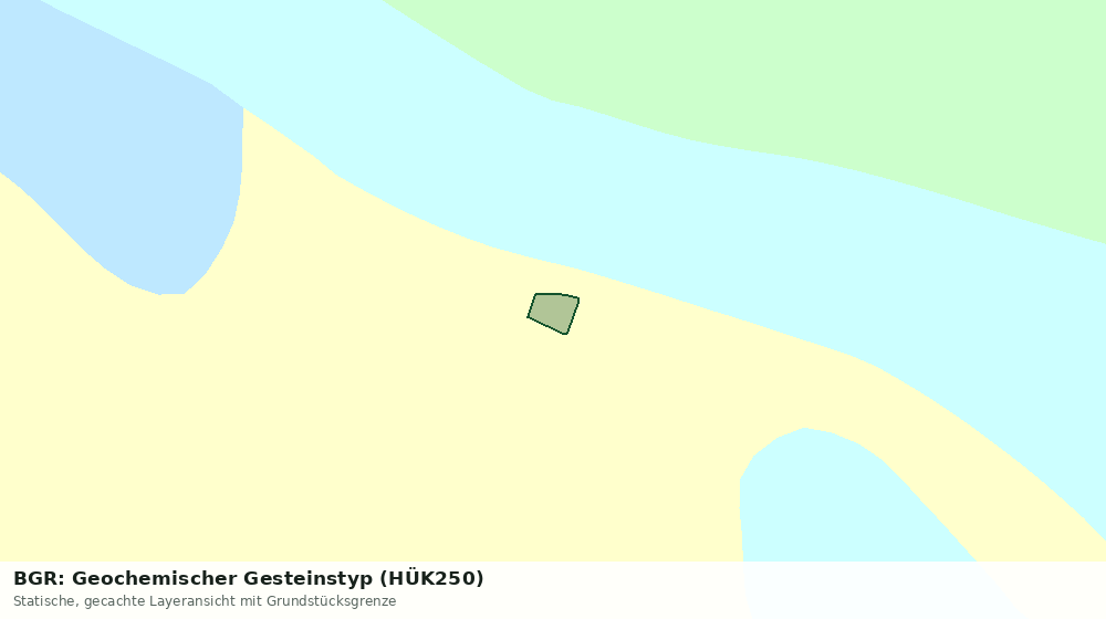 Statische Kartenansicht: BGR: Geochemischer Gesteinstyp (HÜK250)
