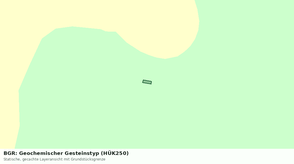 Statische Kartenansicht: BGR: Geochemischer Gesteinstyp (HÜK250)
