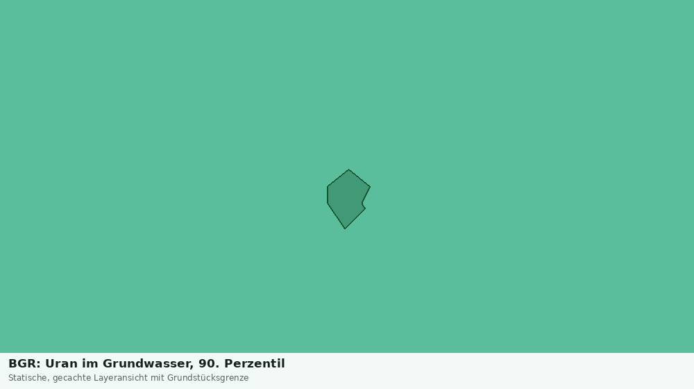 Statische Kartenansicht: BGR: Uran im Grundwasser, 90. Perzentil