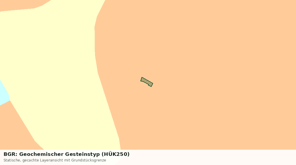 Statische Kartenansicht: BGR: Geochemischer Gesteinstyp (HÜK250)