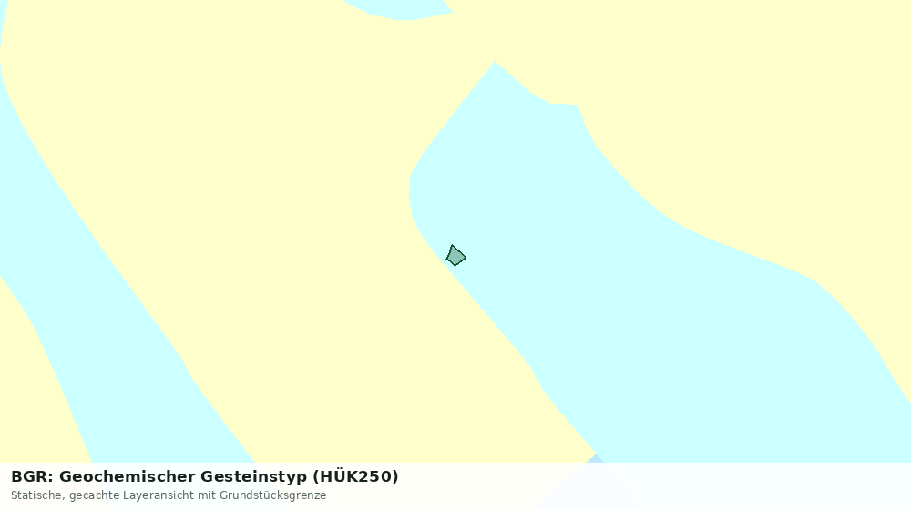 Statische Kartenansicht: BGR: Geochemischer Gesteinstyp (HÜK250)
