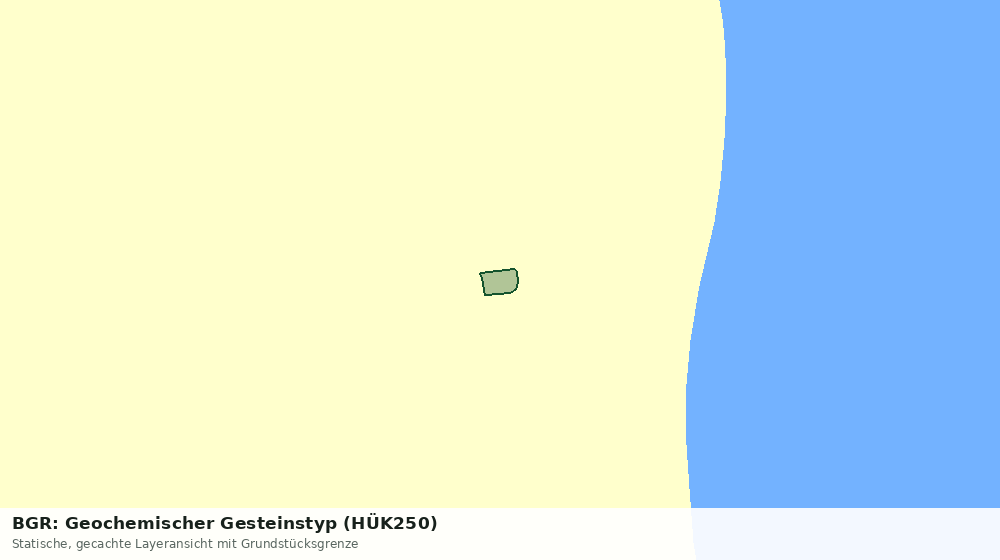 Statische Kartenansicht: BGR: Geochemischer Gesteinstyp (HÜK250)