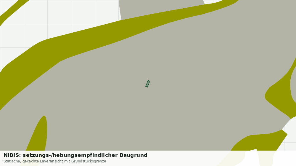 Statische Kartenansicht: NIBIS: setzungs-/hebungsempfindlicher Baugrund