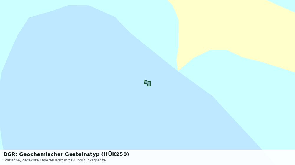 Statische Kartenansicht: BGR: Geochemischer Gesteinstyp (HÜK250)