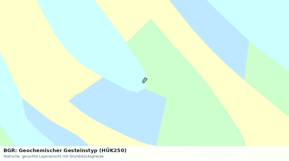 Statische Kartenansicht: BGR: Geochemischer Gesteinstyp (HÜK250)
