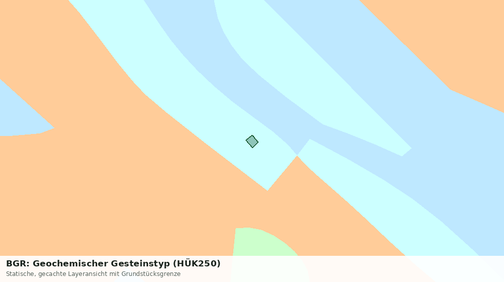 Statische Kartenansicht: BGR: Geochemischer Gesteinstyp (HÜK250)