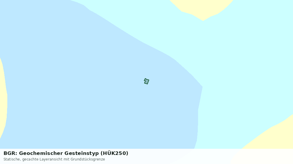 Statische Kartenansicht: BGR: Geochemischer Gesteinstyp (HÜK250)