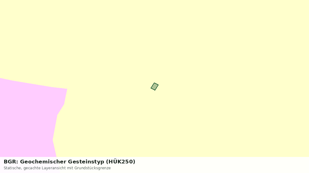 Statische Kartenansicht: BGR: Geochemischer Gesteinstyp (HÜK250)