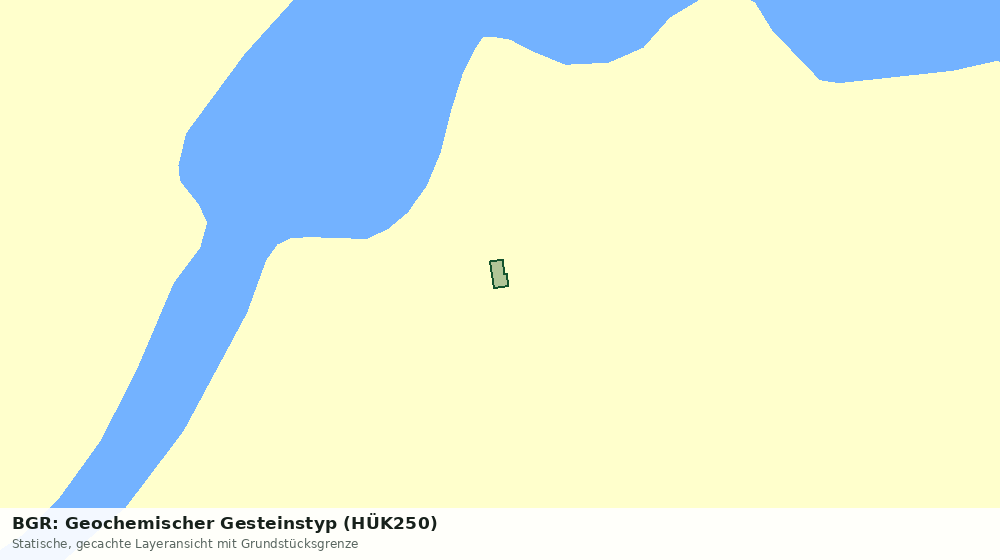 Statische Kartenansicht: BGR: Geochemischer Gesteinstyp (HÜK250)