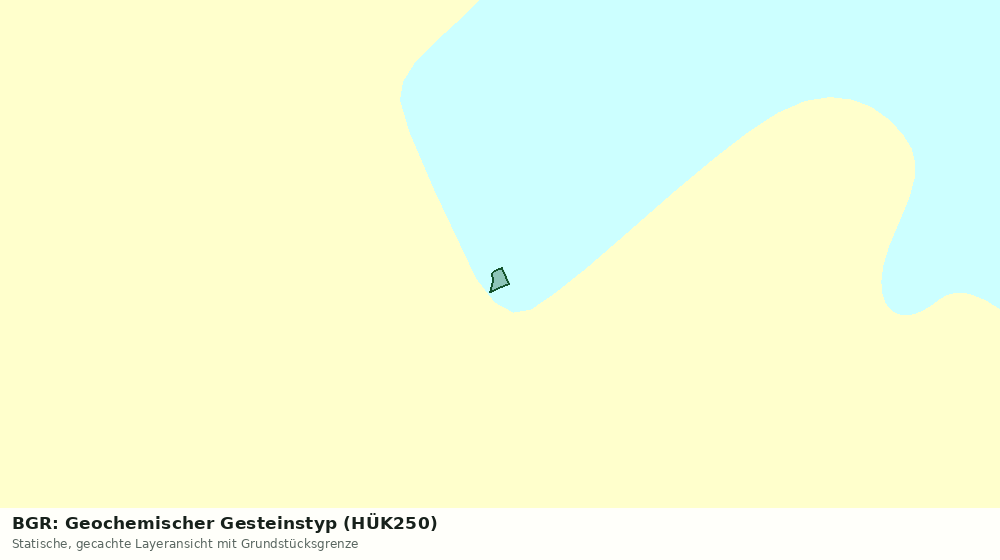 Statische Kartenansicht: BGR: Geochemischer Gesteinstyp (HÜK250)