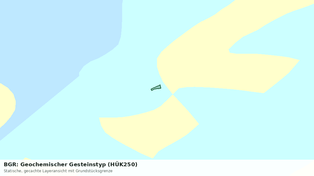 Statische Kartenansicht: BGR: Geochemischer Gesteinstyp (HÜK250)