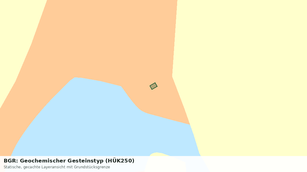Statische Kartenansicht: BGR: Geochemischer Gesteinstyp (HÜK250)