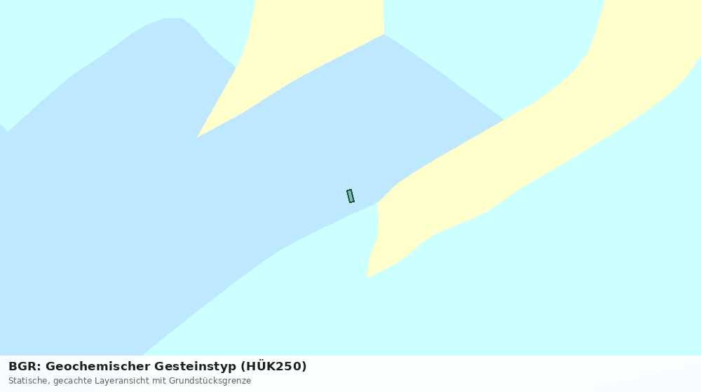 Statische Kartenansicht: BGR: Geochemischer Gesteinstyp (HÜK250)