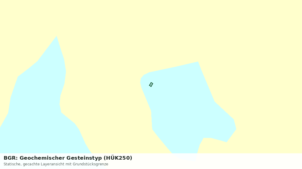 Statische Kartenansicht: BGR: Geochemischer Gesteinstyp (HÜK250)