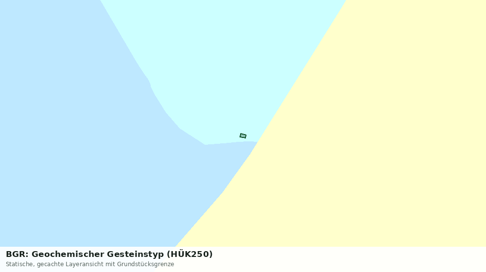 Statische Kartenansicht: BGR: Geochemischer Gesteinstyp (HÜK250)
