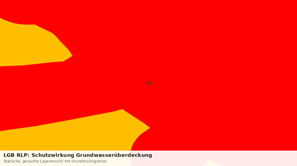 Statische Kartenansicht: LGB RLP: Schutzwirkung Grundwasserüberdeckung