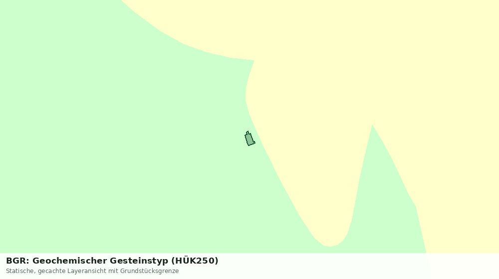 Statische Kartenansicht: BGR: Geochemischer Gesteinstyp (HÜK250)