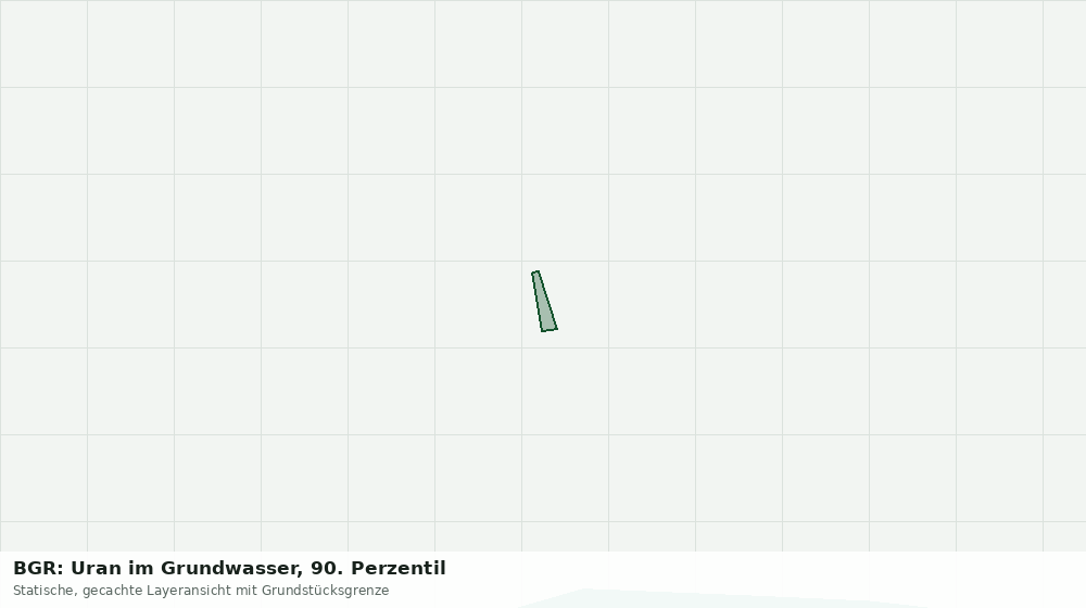 Statische Kartenansicht: BGR: Uran im Grundwasser, 90. Perzentil