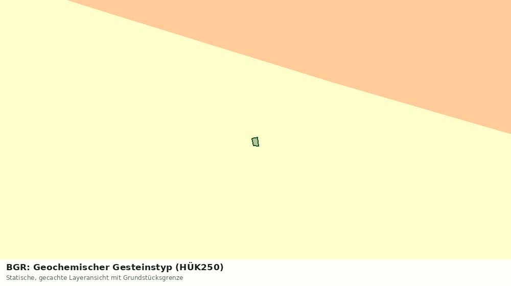 Statische Kartenansicht: BGR: Geochemischer Gesteinstyp (HÜK250)