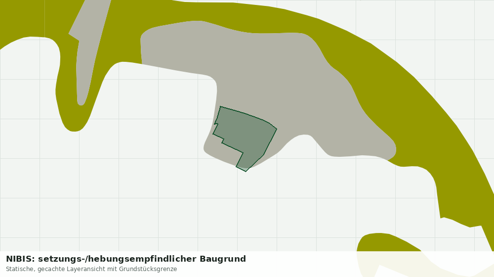 Statische Kartenansicht: NIBIS: setzungs-/hebungsempfindlicher Baugrund