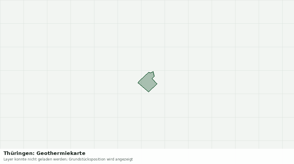 Statische Kartenansicht: Thüringen: Geothermiekarte