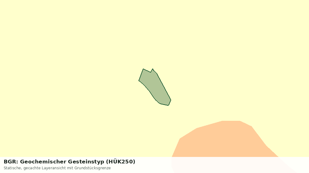 Statische Kartenansicht: BGR: Geochemischer Gesteinstyp (HÜK250)