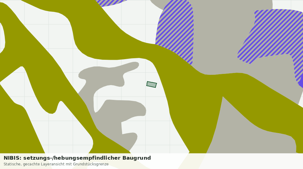 Statische Kartenansicht: NIBIS: setzungs-/hebungsempfindlicher Baugrund