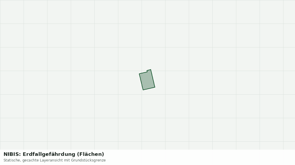Statische Kartenansicht: NIBIS: Erdfallgefährdung (Flächen)